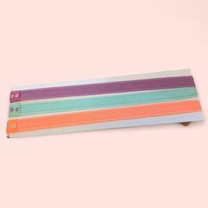 Under Armour Kids' Vibrant Hair Bands - Purple, Mint, Orange